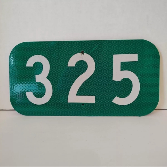Aluminum Reflective Green Emergency 911 Address Plate White House Number Crafts - Picture 2 of 14
